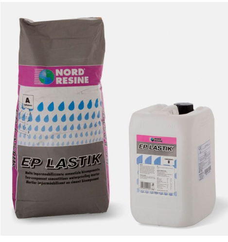 IMPERMEABILIZZANTE EP LASTIK - SACCO 25 KG E TANICA 7,5 L